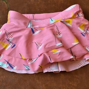 Hanna Andersson sailboat bathing suit skirt